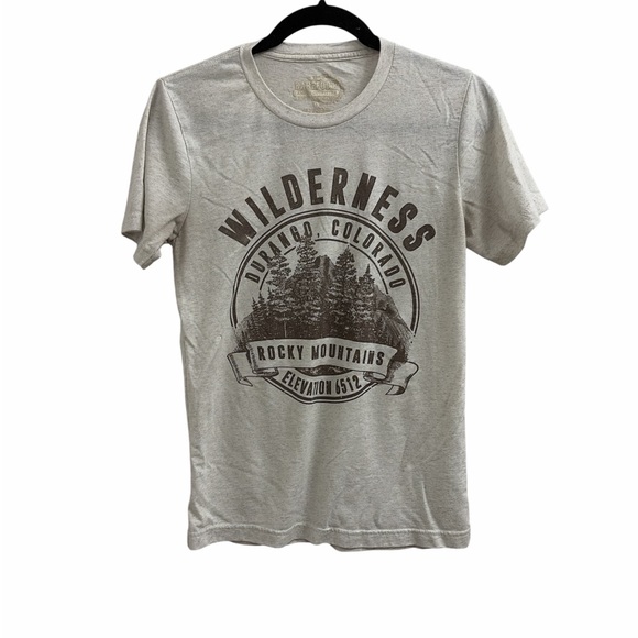 Tops - Wilderness Graphic Tee - Gray